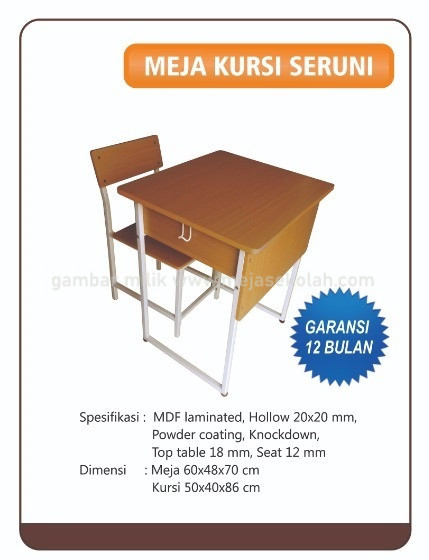 Meja Kursi sekolah e katalog LKPP – Furniture Sekolah 